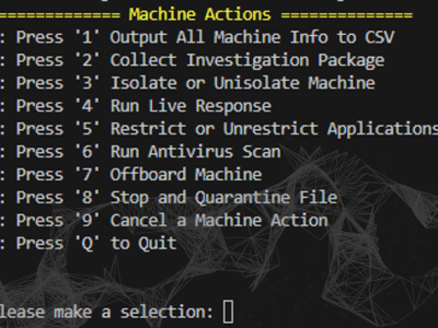 Taking Actions on MDE Devices via PowerShell and MDE&nbsp;API